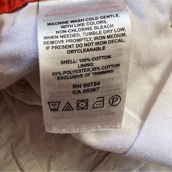 Columbia AM4471 Mens Washed Out Cotton Chino Short LIGHTWEIGHT Sz 36 x 10 Tan - Picture 8 of 10